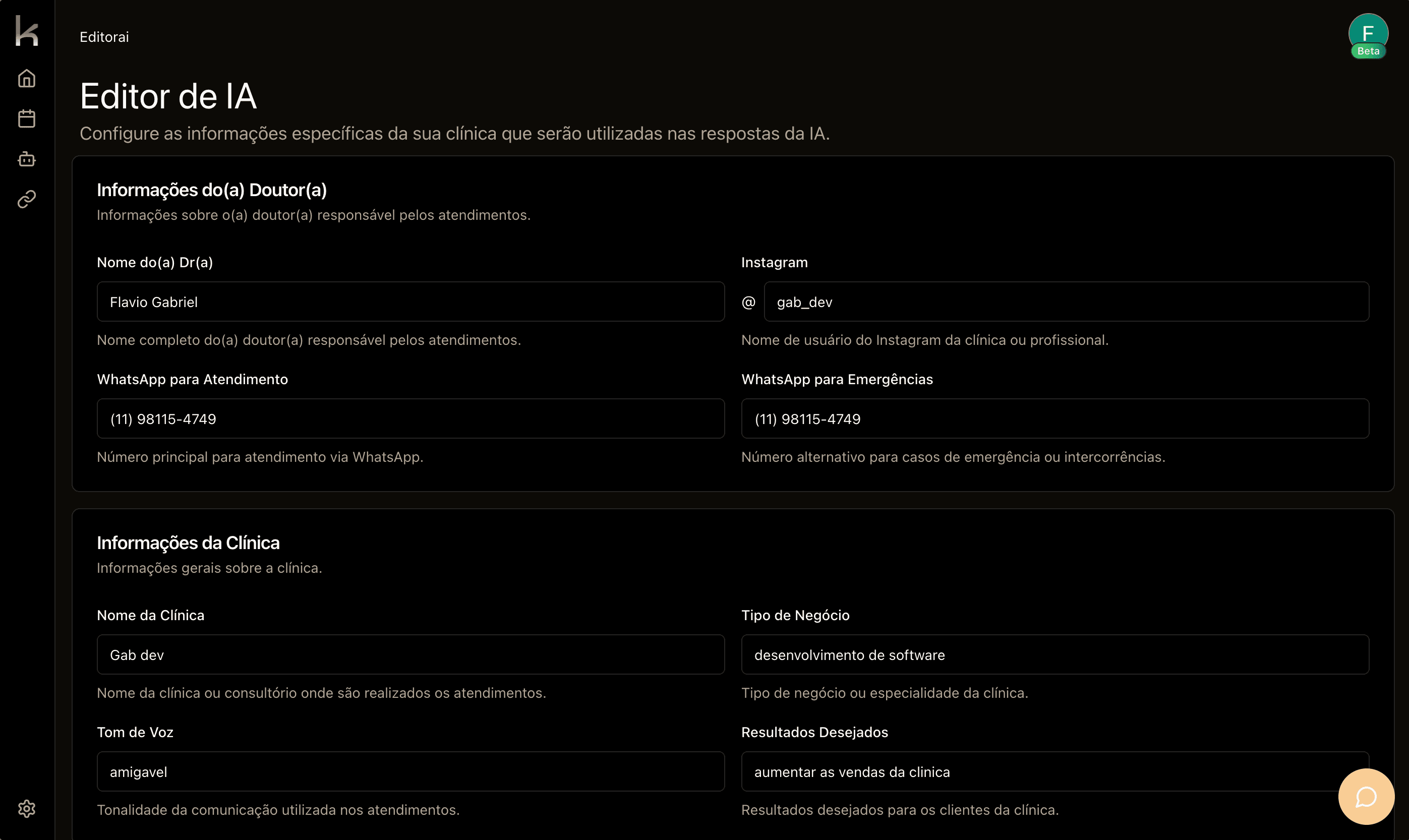 Página de planos Ekko